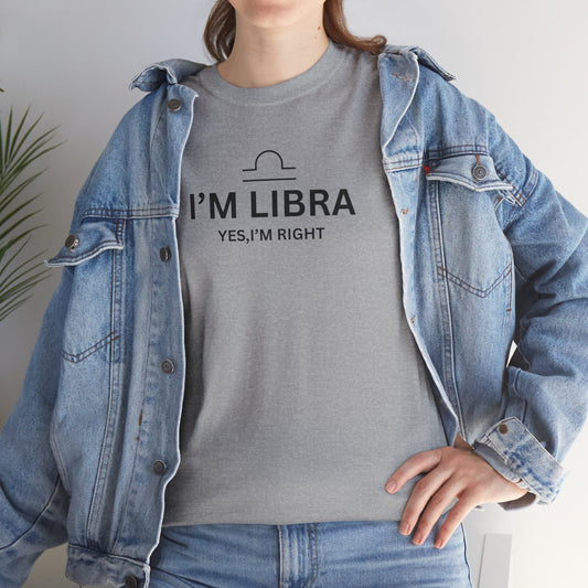 I m Libra TShirt  Zodiac Libra Shirt Astrology Tee
