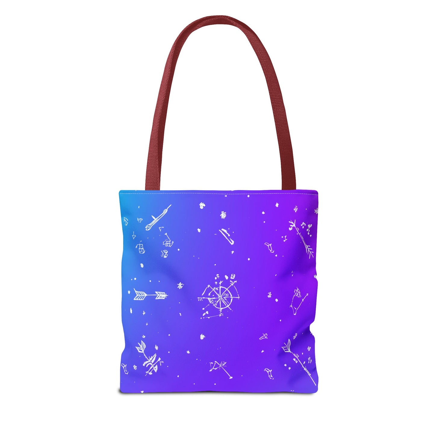 Cosmic Dreams Tote Bag, Starry Pattern Bag, Space Lover Tote, Colorful Shopping Bag, Galaxy Art Handbag