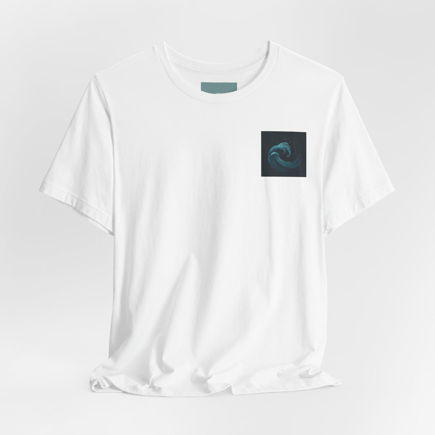 Ocean Wave Art Tee, Artistic Beachwear, Unisex Graphic Shirt, Summer Vibes Apparel, Unique Gift for Ocean Lovers