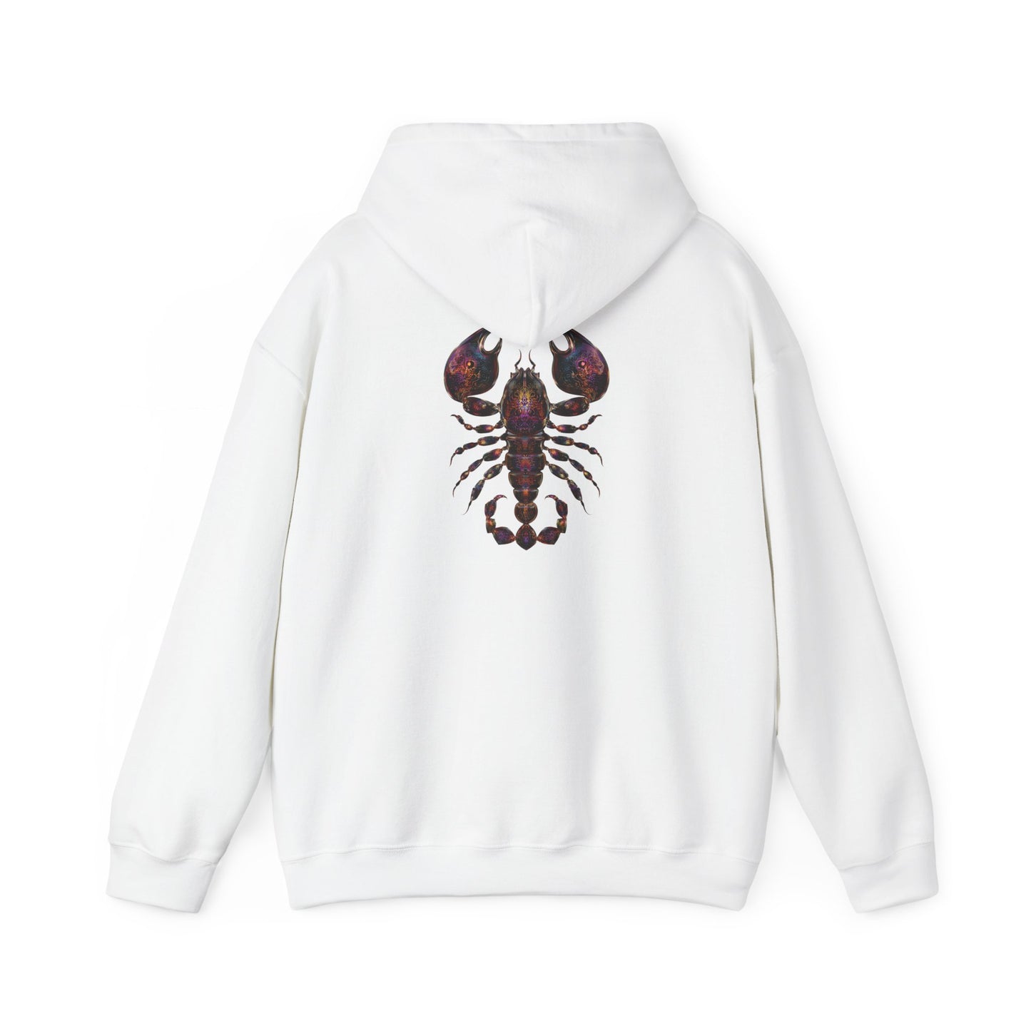Water Element Scorpio Hooded Sweatshirt | ♏ Mystical Scorpion | Psychedelic Zodiac Hoodie