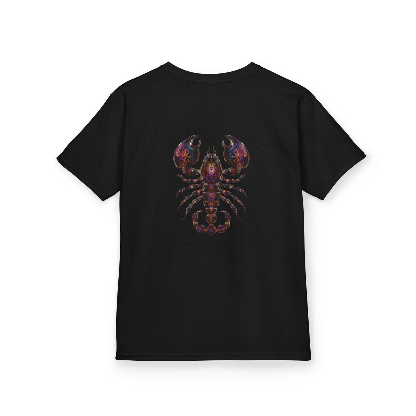 Water Element Scorpio Kids Tee | ♏ Mystical Scorpion | Psychedelic Youth Shirt