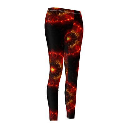 Fire Element Sagittarius Leggings | ♐ Galactic Fire | Psychedelic Workout Tights