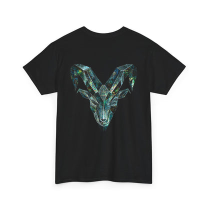 Earth Element Capricorn Unisex Tee | ♑ Mountain Ram | Psychedelic Zodiac Shirt