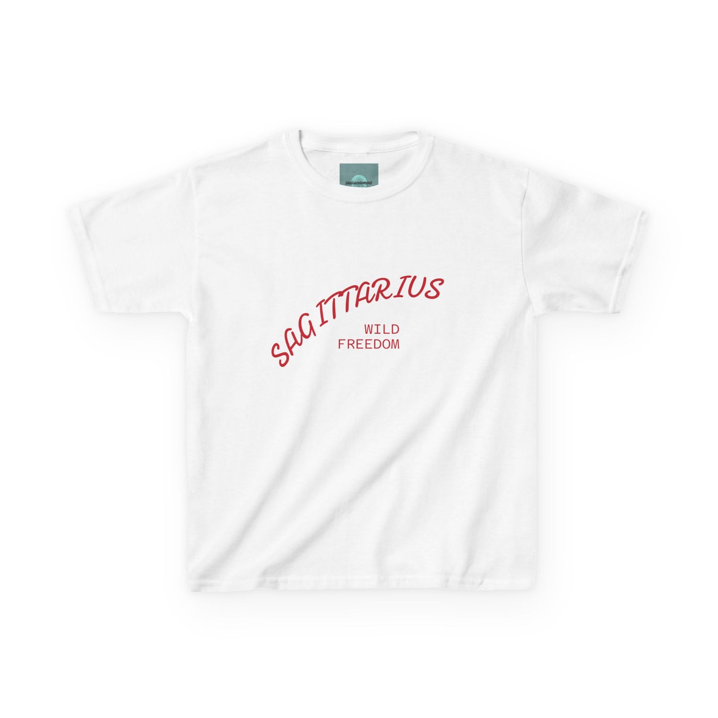 Fire Element Sagittarius Kids Tee | ♐ Wild & Free | Psychedelic Youth Shirt
