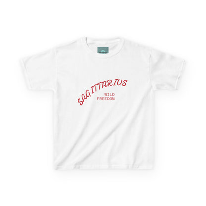 Fire Element Sagittarius Kids Tee | ♐ Wild & Free | Psychedelic Youth Shirt
