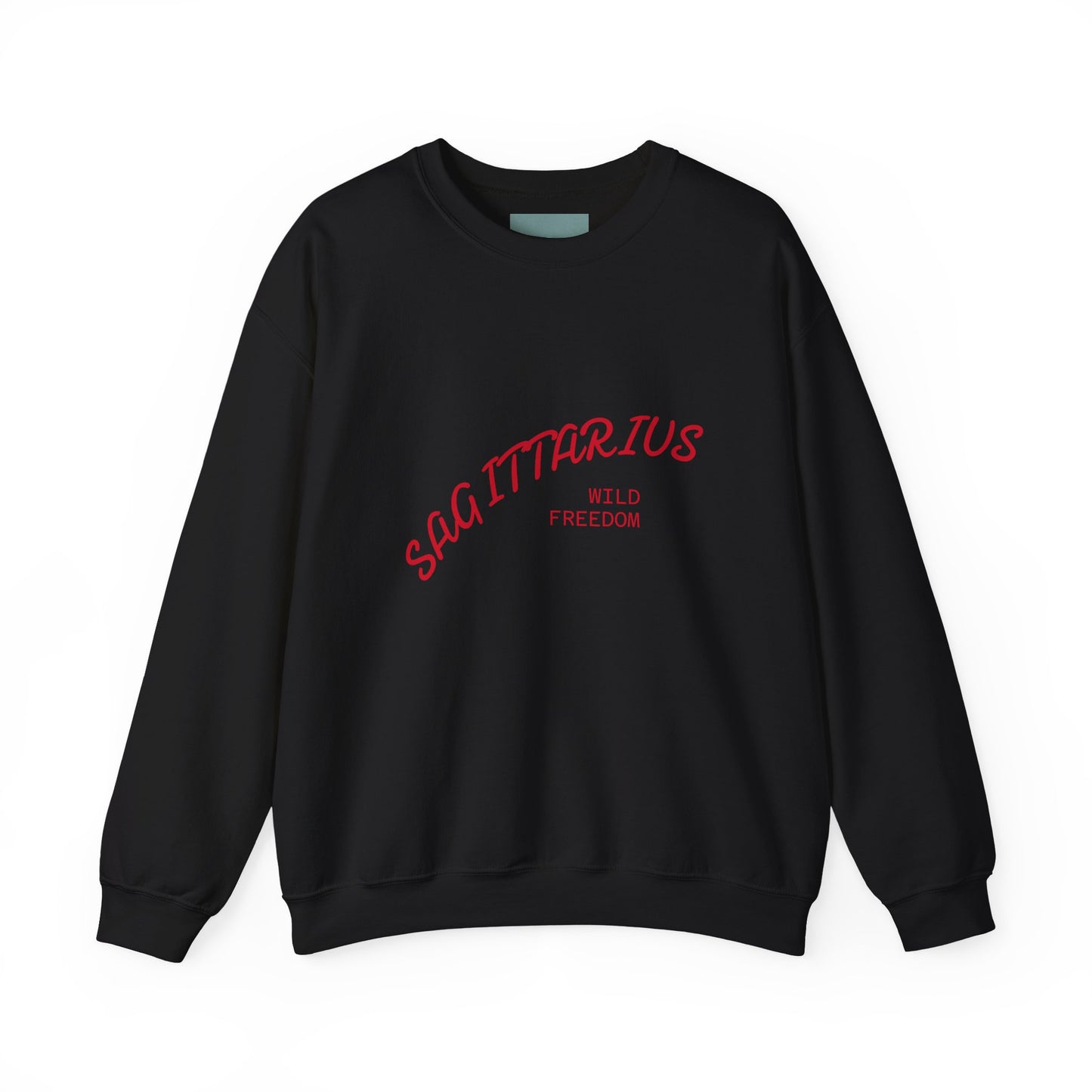 Fire Element Sagittarius Crewneck Sweatshirt | ♐ Freedom Spirit | Psychedelic Zodiac Apparel