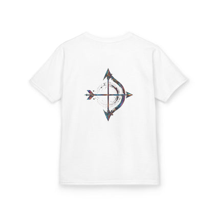 Fire Element Sagittarius Kids Tee | ♐ Wild & Free | Psychedelic Youth Shirt