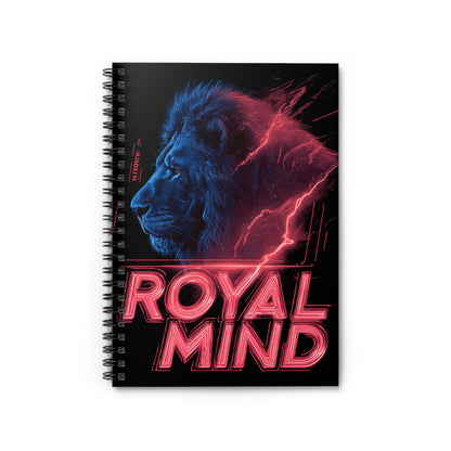 Fire Element Leo Notebook | ♌ Bold Royal Mind | Psychedelic Spiral Journal