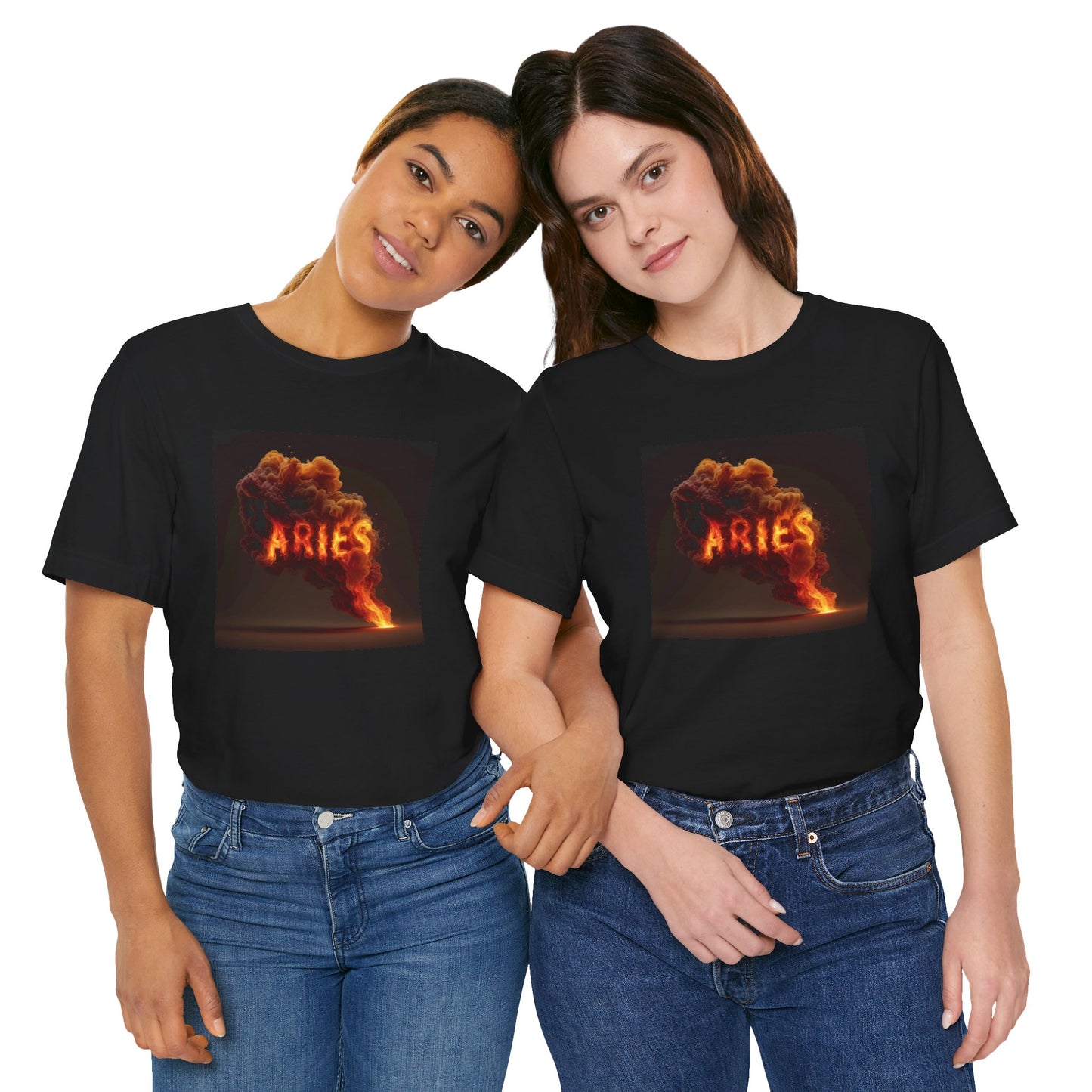 Unisex Aries Graphic Tee, Astrology Shirt, Zodiac Enthusiast Gift, Black T-Shirt for Aries, Birthday Gift for Aries