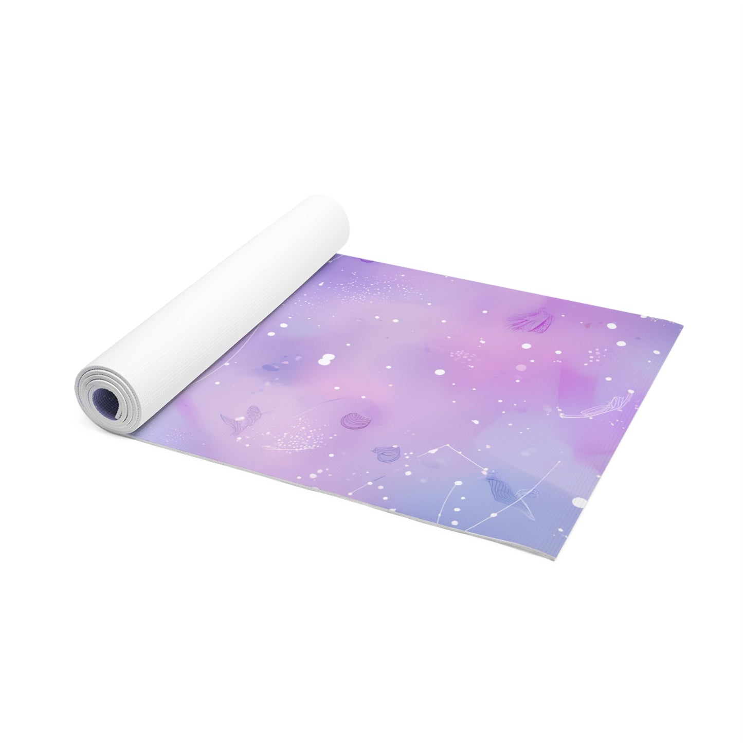 Dreamy Cosmic Foam Yoga Mat - Perfect for Meditation, Yoga, Home Decor, Fitness, Gift for Her
