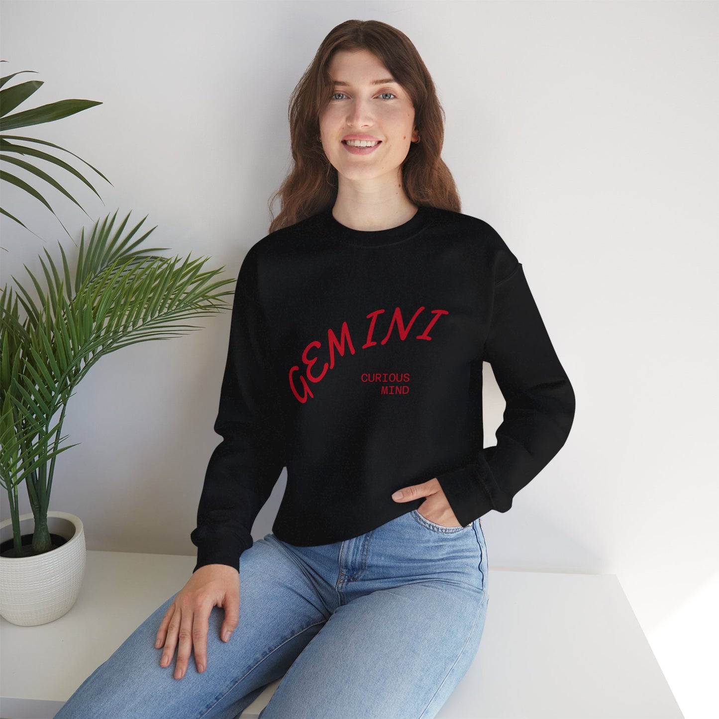 Gemini Zodiac Unisex Sweatshirt, Horoscope Astrology Gift, Twin Sign Graphic Jumper, Birthday Present, Celestial Constellation Clothing,