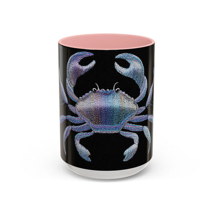 Water Element Cancer Mug | ♋ Cosmic Crab | Psychedelic Coffee Cup