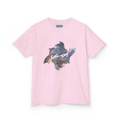 Water Element Pisces Kids Tee | ♓ Mystical Fish | Psychedelic Youth Shirt