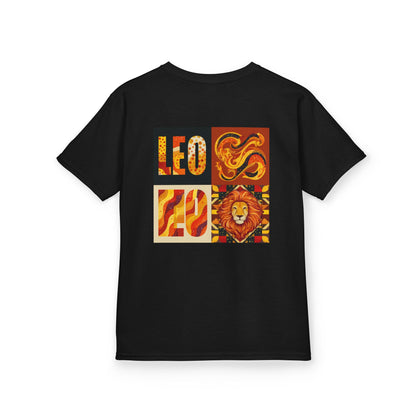Leo Kids Cotton Tee - Perfect for Birthdays, Astrology Lovers, Gift for Leo Season, Zodiac Tops, Fun Kids Apparel