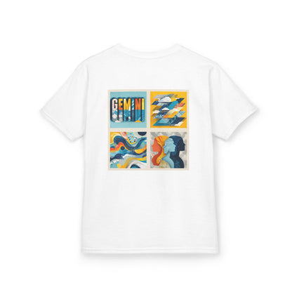 Gemini Kids Tee, Zodiac T-Shirt, Astrology Gift, Birthday Clothing, Gemini Season Shirt, Cute Kids Shirt
