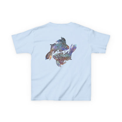 Water Element Pisces Kids Tee | ♓ Dream Flow | Psychedelic Youth Shirt