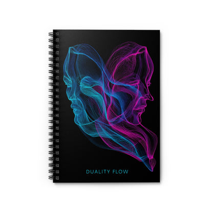 Air Element Gemini Notebook | ♊ Duality Flow | Psychedelic Spiral Journal