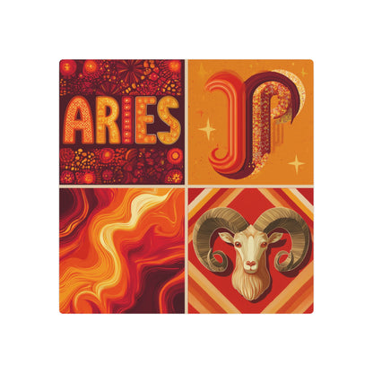 Astrological Aries Metal Art Sign | Zodiac Decor, Astrology Gift, Home Wall Art, Aries Birthday Gift, Unique Metal Wall Decor