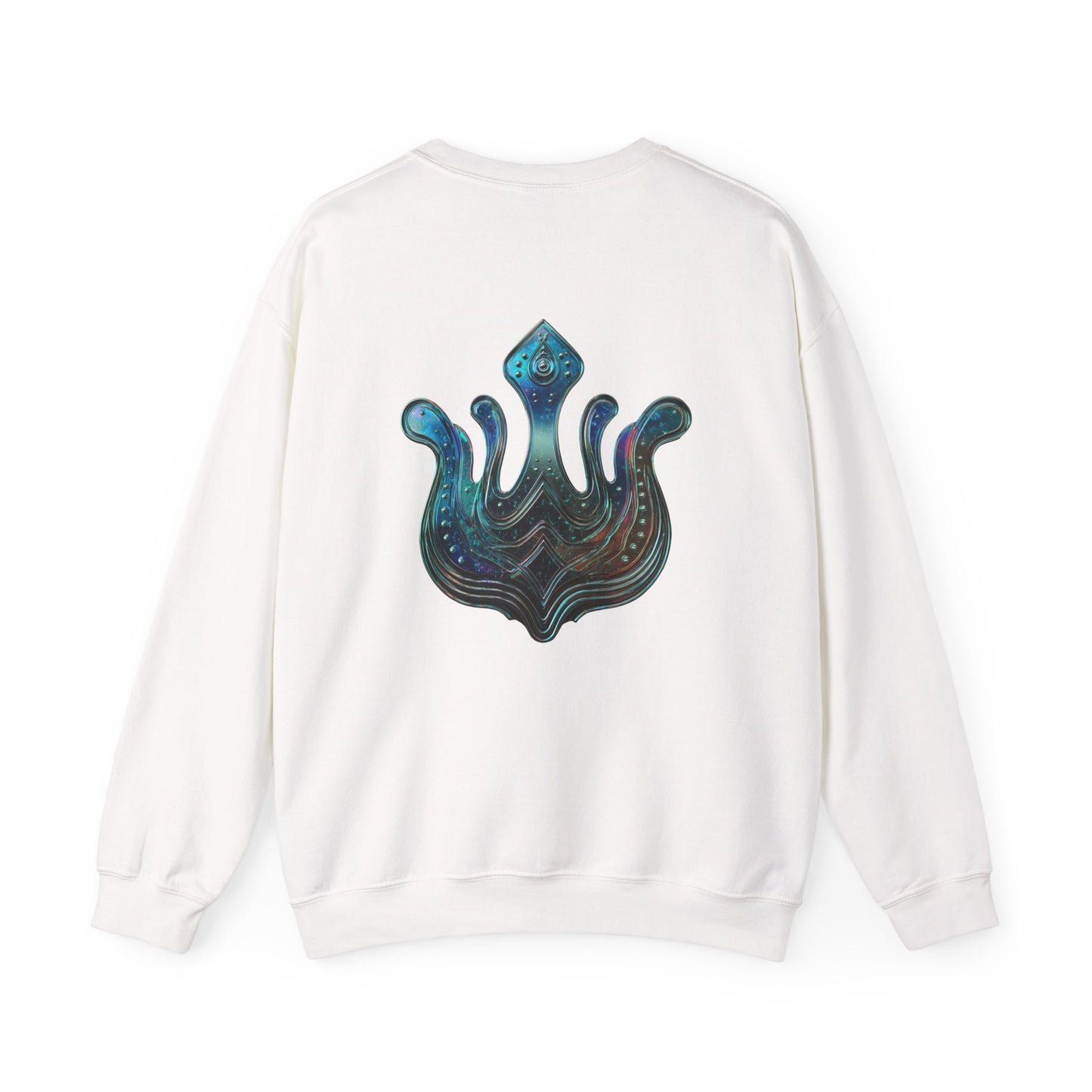 Air Element Aquarius Crewneck Sweatshirt | ♒ Rebel Flow | Psychedelic Zodiac Apparel