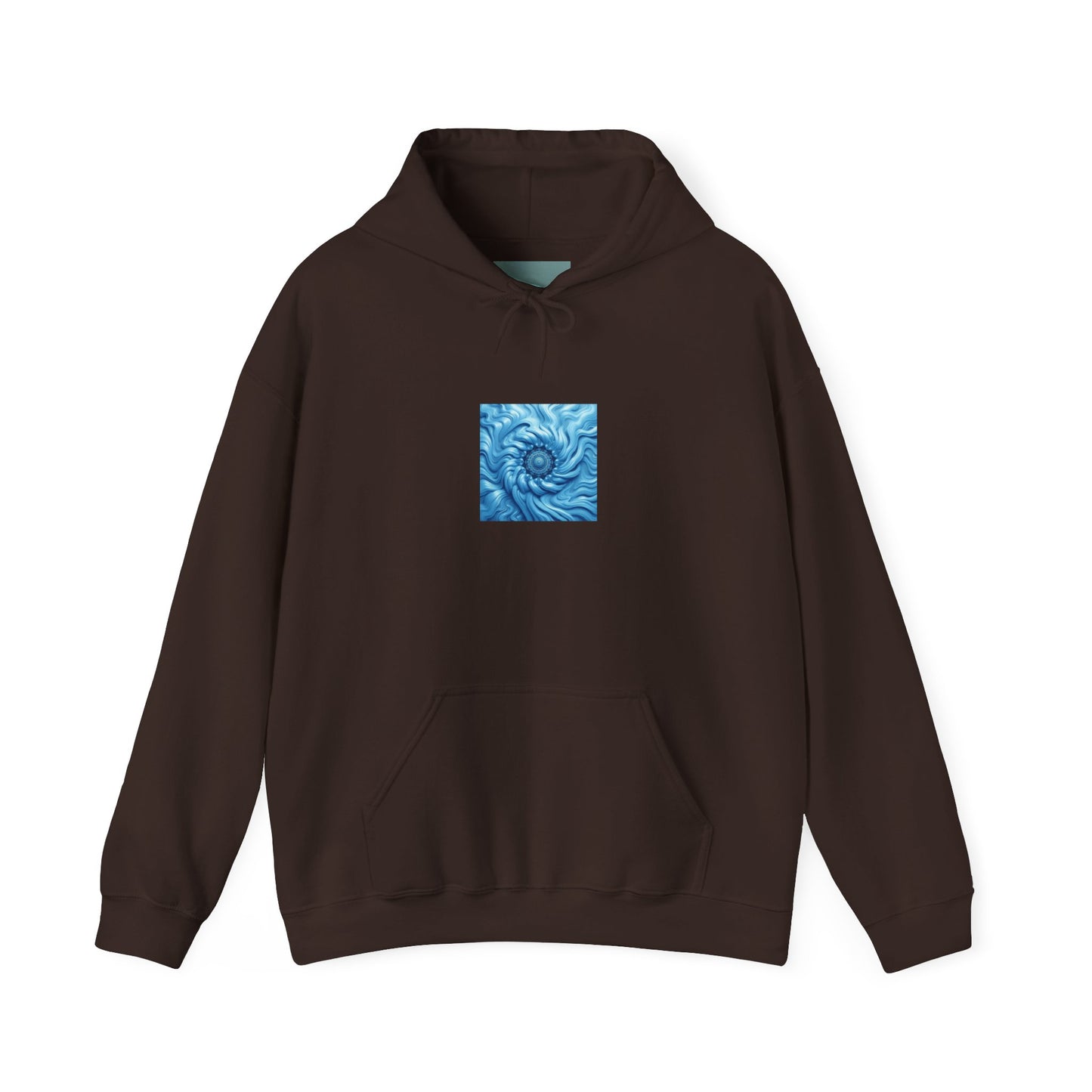 Ocean Swirl Hoodie - Cozy Unisex Sweatshirt for Artsy Souls, Perfect for Gift-Giving, Relaxation, and Casual Wear