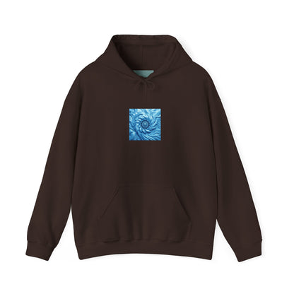 Ocean Swirl Hoodie - Cozy Unisex Sweatshirt for Artsy Souls, Perfect for Gift-Giving, Relaxation, and Casual Wear