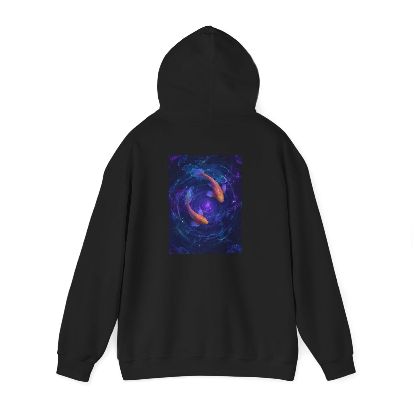 Pisces Water Element Galaxy Koi Hoodie - Zodiac Dreamer Pullover, Astrology Gift, Celestial Fish Design