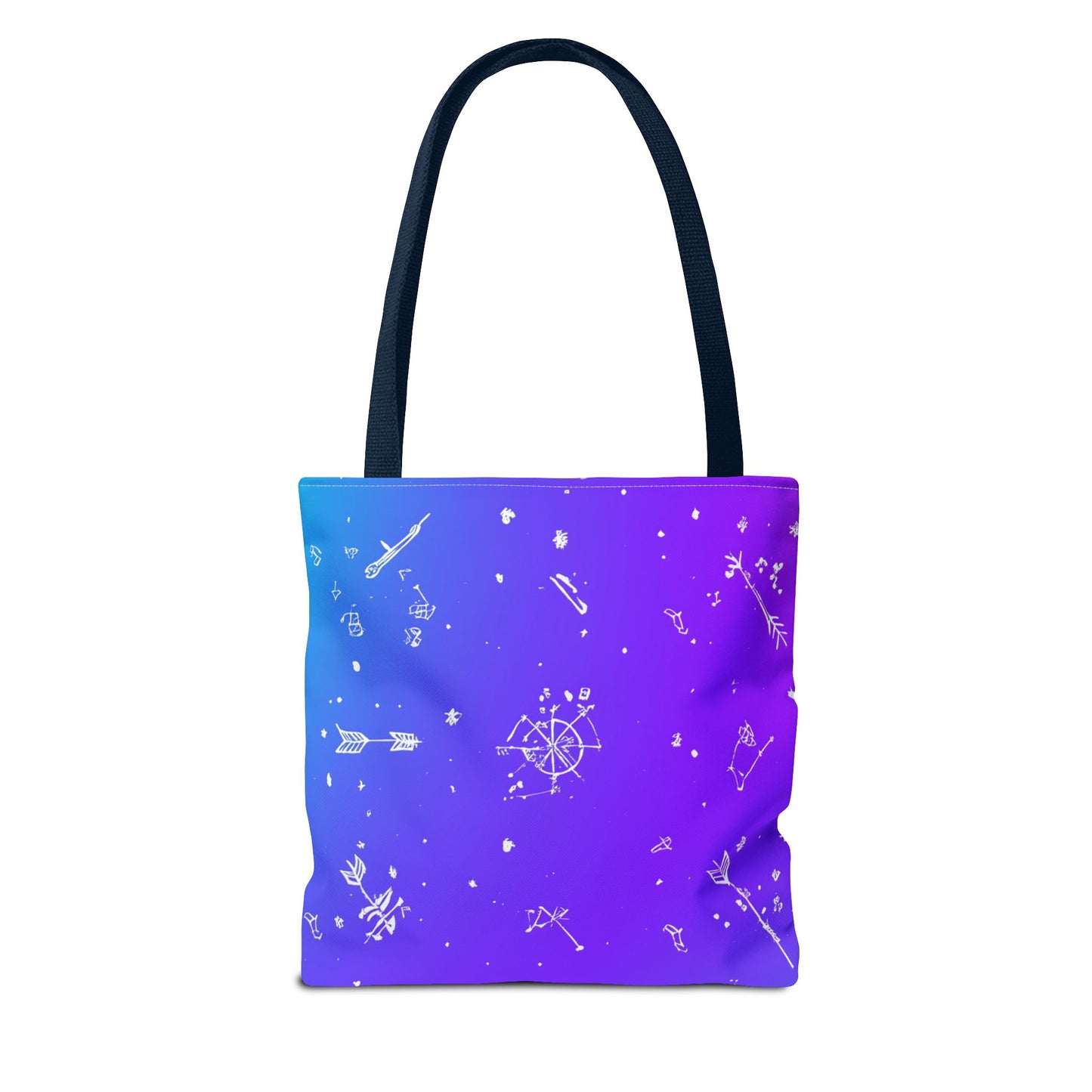 Cosmic Dreams Tote Bag, Starry Pattern Bag, Space Lover Tote, Colorful Shopping Bag, Galaxy Art Handbag