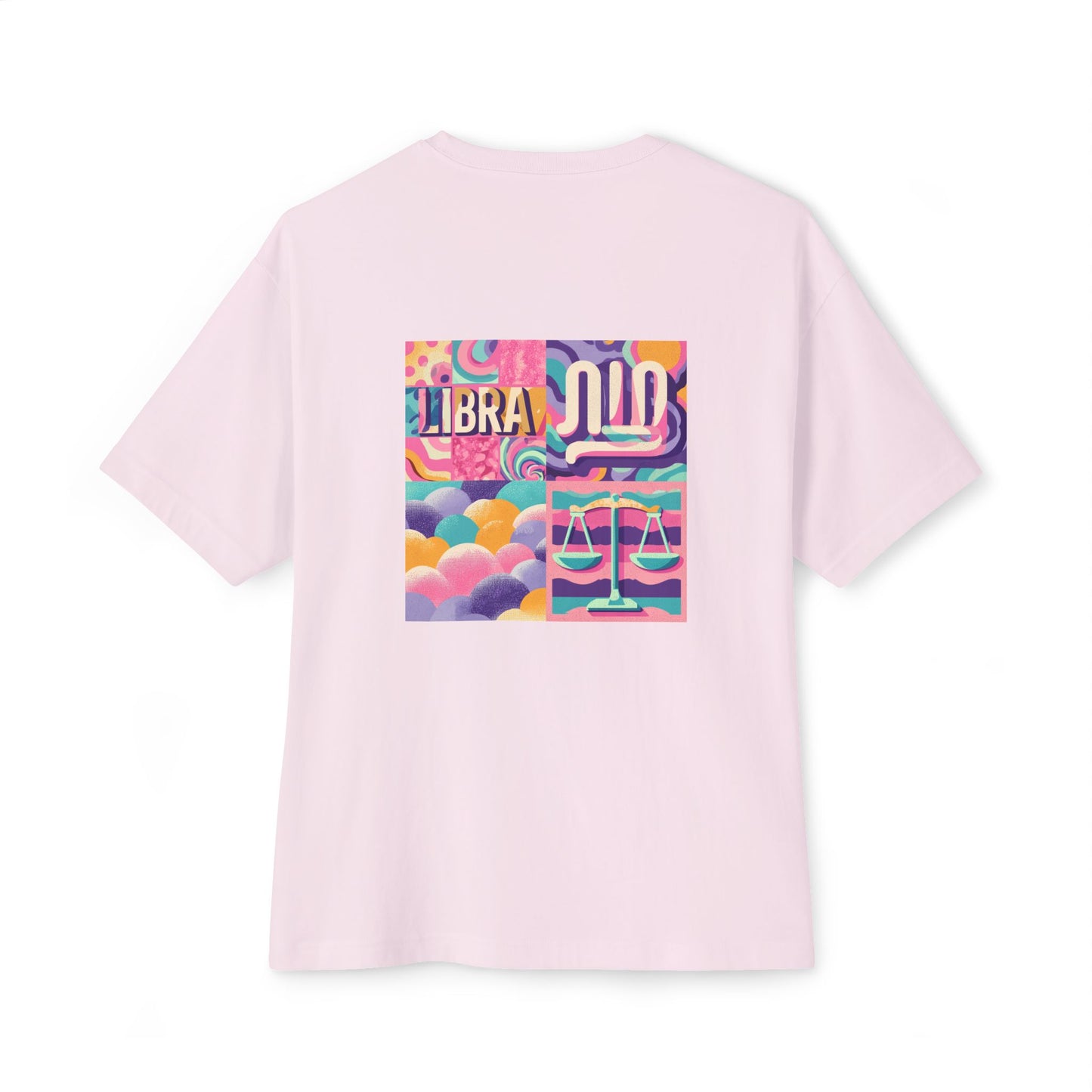 Libra Unisex Oversized Boxy Tee | Astrology Shirt, Zodiac Tee, Astrology Gift, Horoscope Apparel, Libra Season Outfit