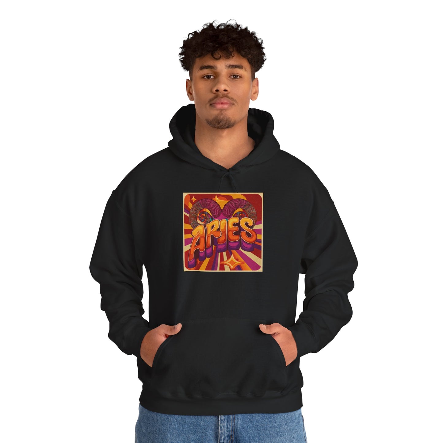 Aries Vibes Unisex Heavy Blend™ Hooded Sweatshirt - Cozy Astrology Apparel, Perfect Gift for Birthdays, Zodiac Fans, Everyday Wear, [...]
