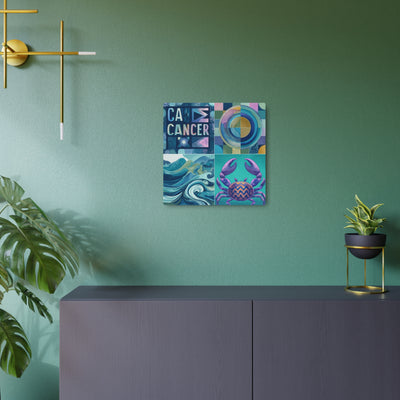 Cancer Zodiac Metal Art Sign, Home Decor, Personalized Gift, Astrology Wall Art, Zodiac Sign Decor, Birthday Gift