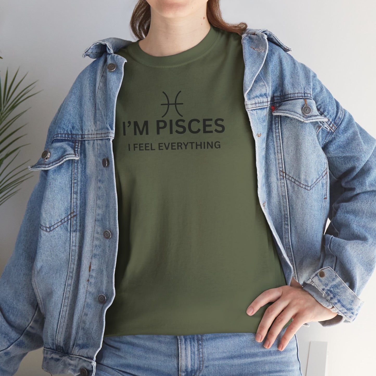 Im Pisces I Feel Everything TShirt  Astrology Pisces Tee