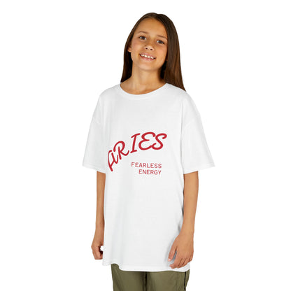 Aries Kids Tee - Fearless Energy, Astrology Shirt, Birthday Gift, Zodiac Sign Apparel, Cute Graphic Tee