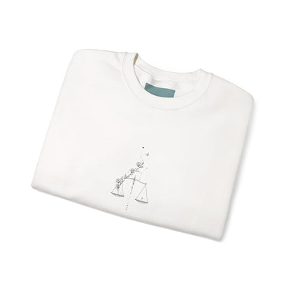 Calm Aesthetic Sweatshirt - Cozy Unisex Crewneck for Relaxed Days, Gift for Friends, Minimalist Style, Perfect for Fall