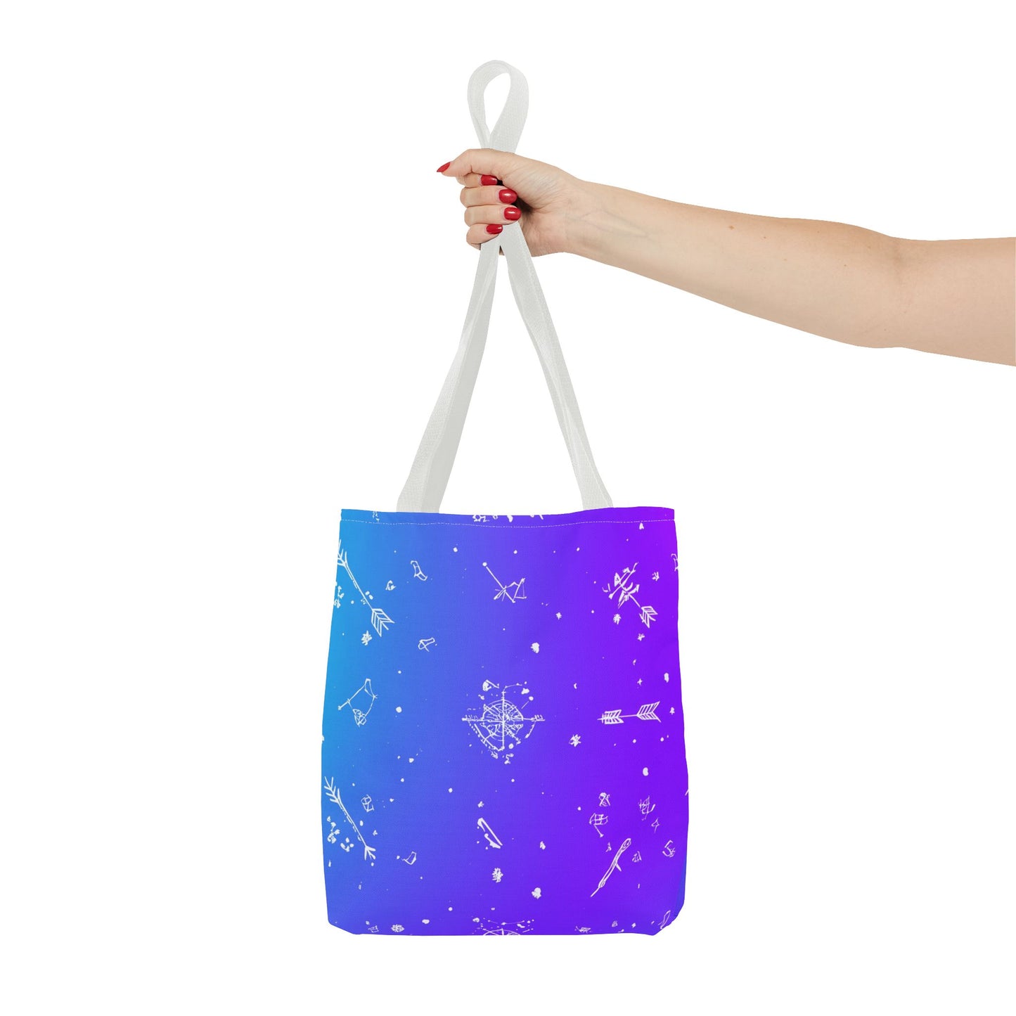 Cosmic Dreams Tote Bag, Starry Pattern Bag, Space Lover Tote, Colorful Shopping Bag, Galaxy Art Handbag