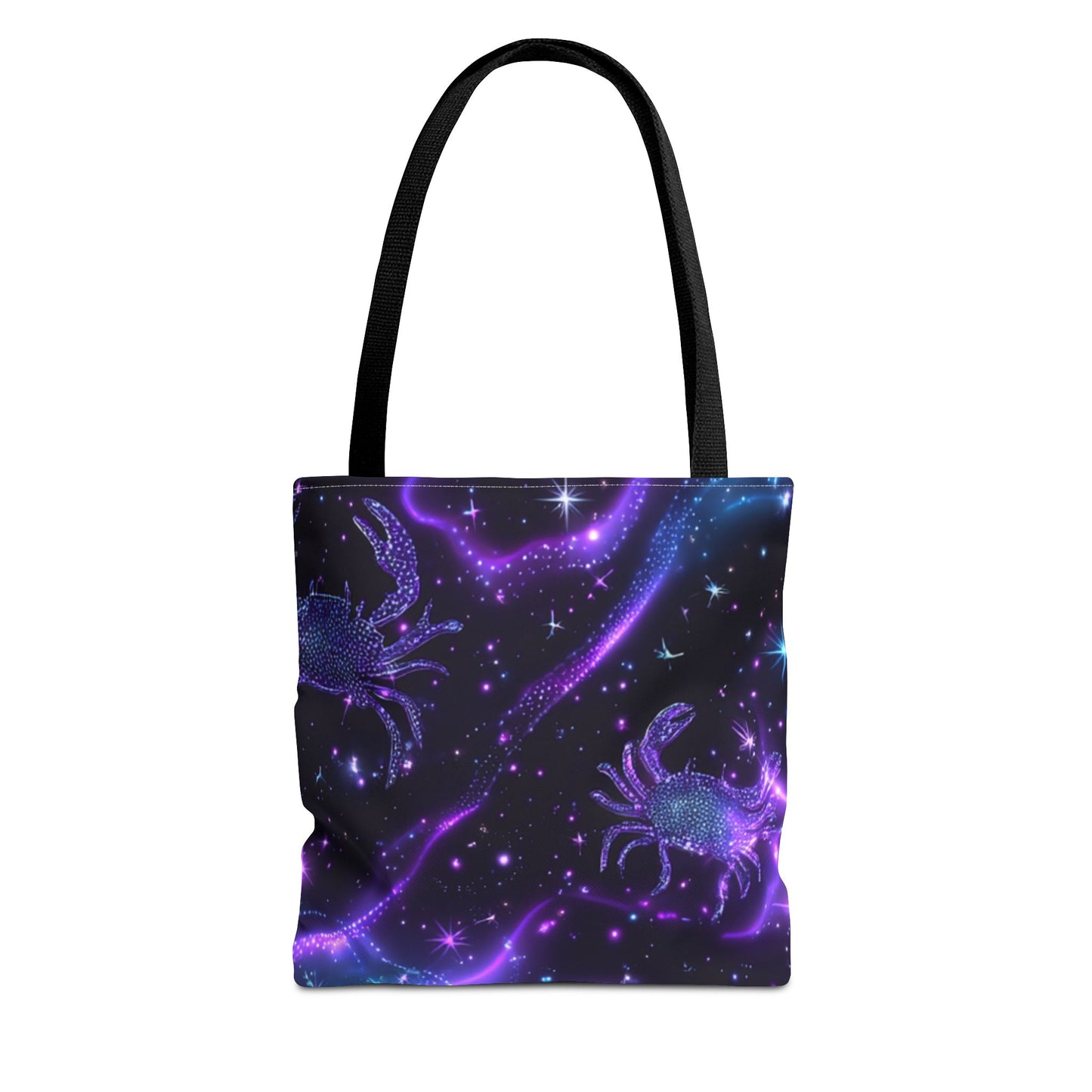 Water Element Cancer Tote Bag | ♋ Cosmic Crab | Psychedelic Shopping Bag