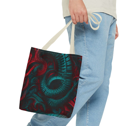 Fire Element Aries Tote Bag | ♈ Mystical Swirl | Psychedelic Carryall