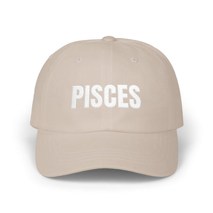 Pisces Dad Cap — Embroidered Zodiac Baseball Hat