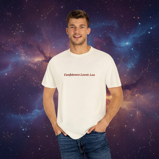 Confidence Level: Leo T-Shirt | Zodiac Astrology Tee