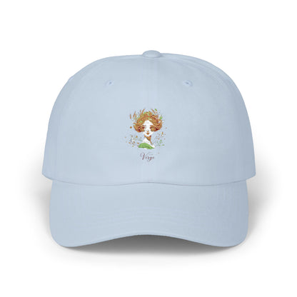 Classic White Dad Cap with Floral Design, Unisex Cap, Gift for Dad, Casual Wear, Summer Accessory, Adjustable Cap
