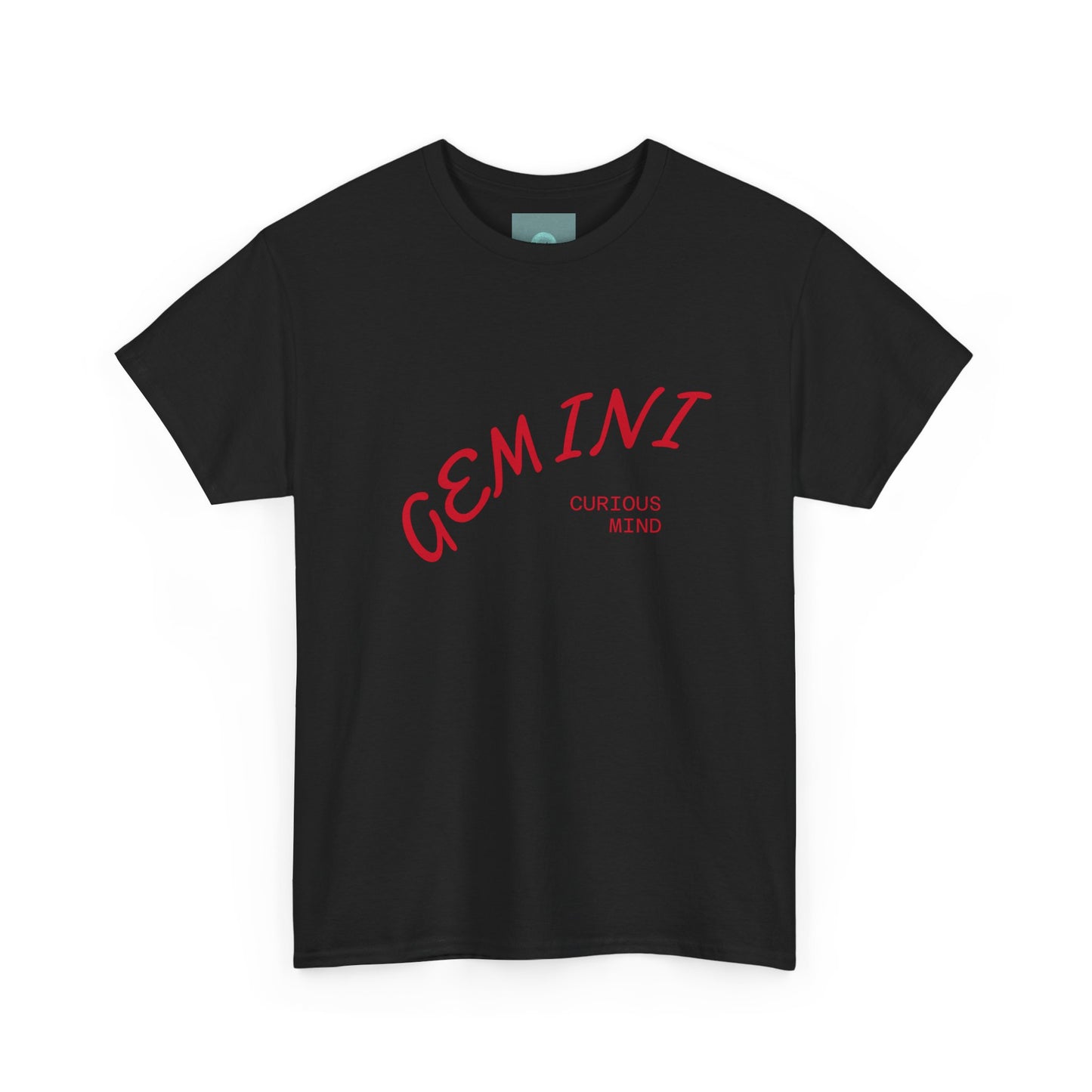 Gemini Curiosity Tee | Unisex Heavy Cotton Shirt for Astrology Lovers, Zodiac Gift, Birthday Apparel, Casual Wear, Unique Graphic Tee