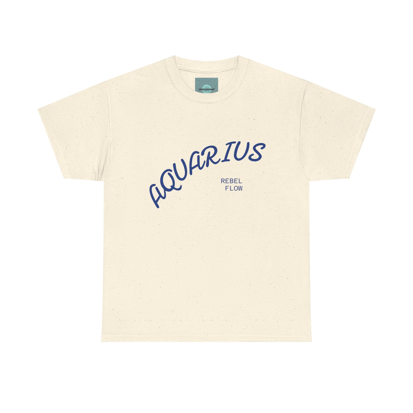 Air Element Aquarius Unisex Tee | ♒ Rebel Flow | Psychedelic Zodiac Shirt