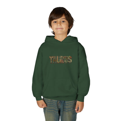 Taurus Hooded Sweatshirt | Youth Heavy Blend | Zodiac Astrology Gift, Astrology Hoodie for Kids, Taurus Apparel, Birthday Gift, [...]