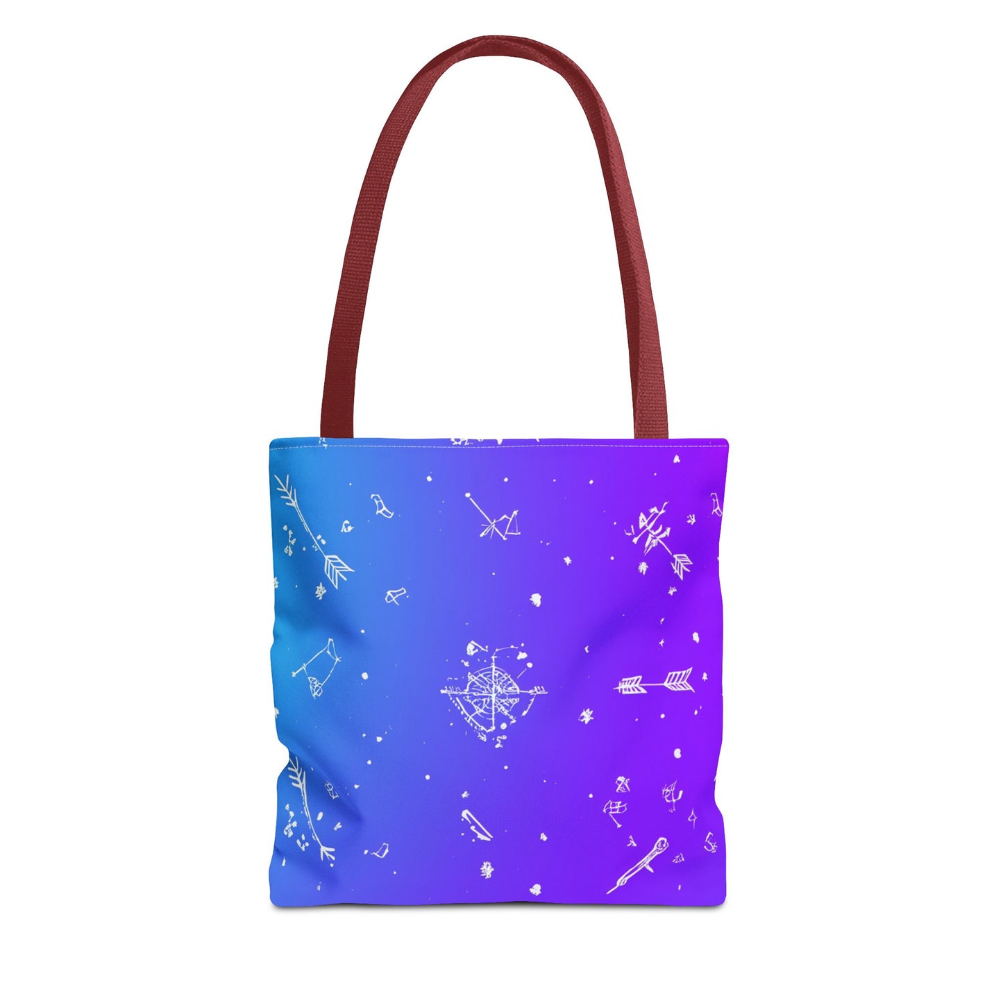 Cosmic Dreams Tote Bag, Starry Pattern Bag, Space Lover Tote, Colorful Shopping Bag, Galaxy Art Handbag