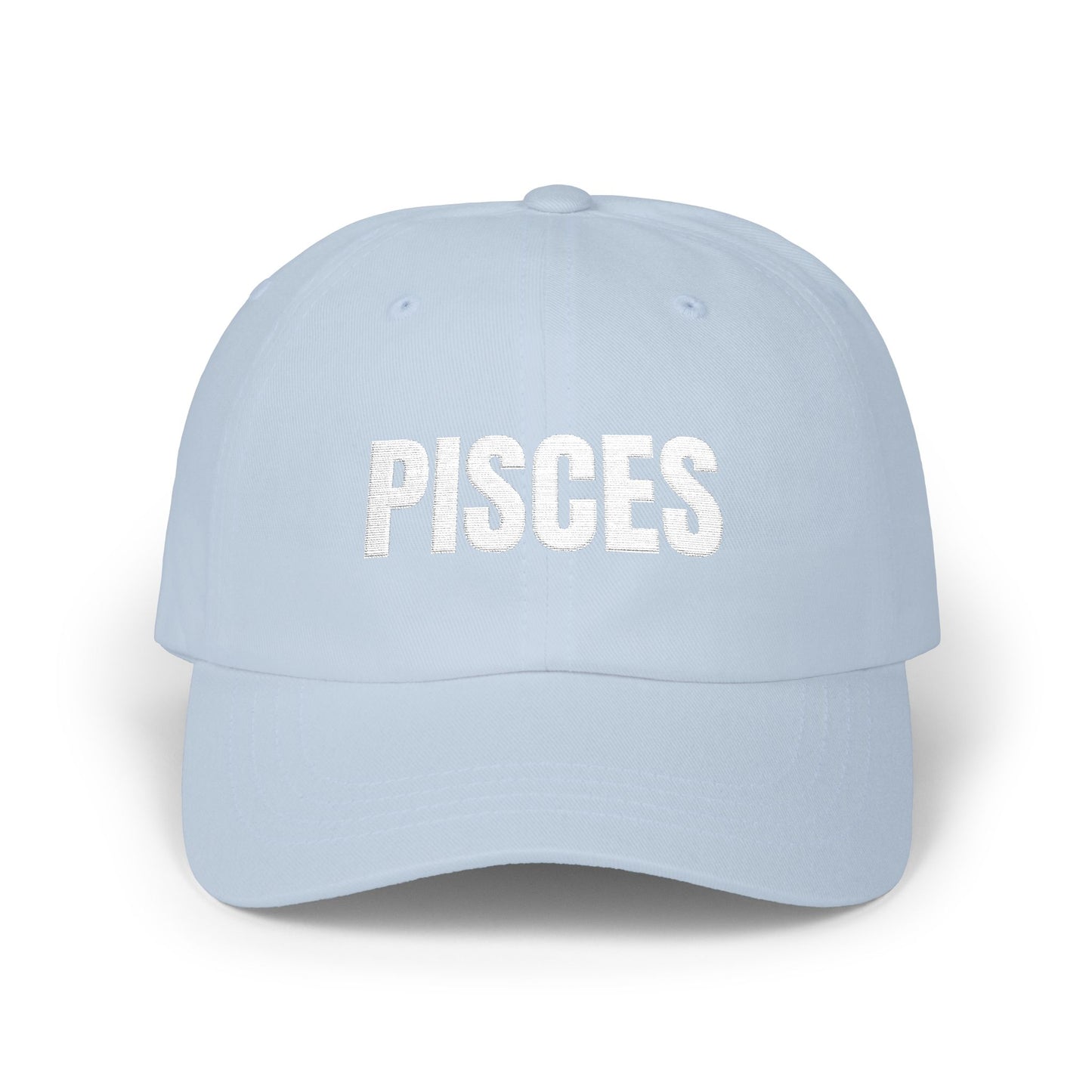 Pisces Dad Cap — Embroidered Zodiac Baseball Hat