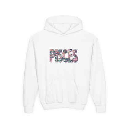 Pisces Youth Hoodie, Trendy Zodiac Sweatshirt for Teens, Astrological Gift, Astrology Lover Apparel, Perfect for Birthdays and Celebrations