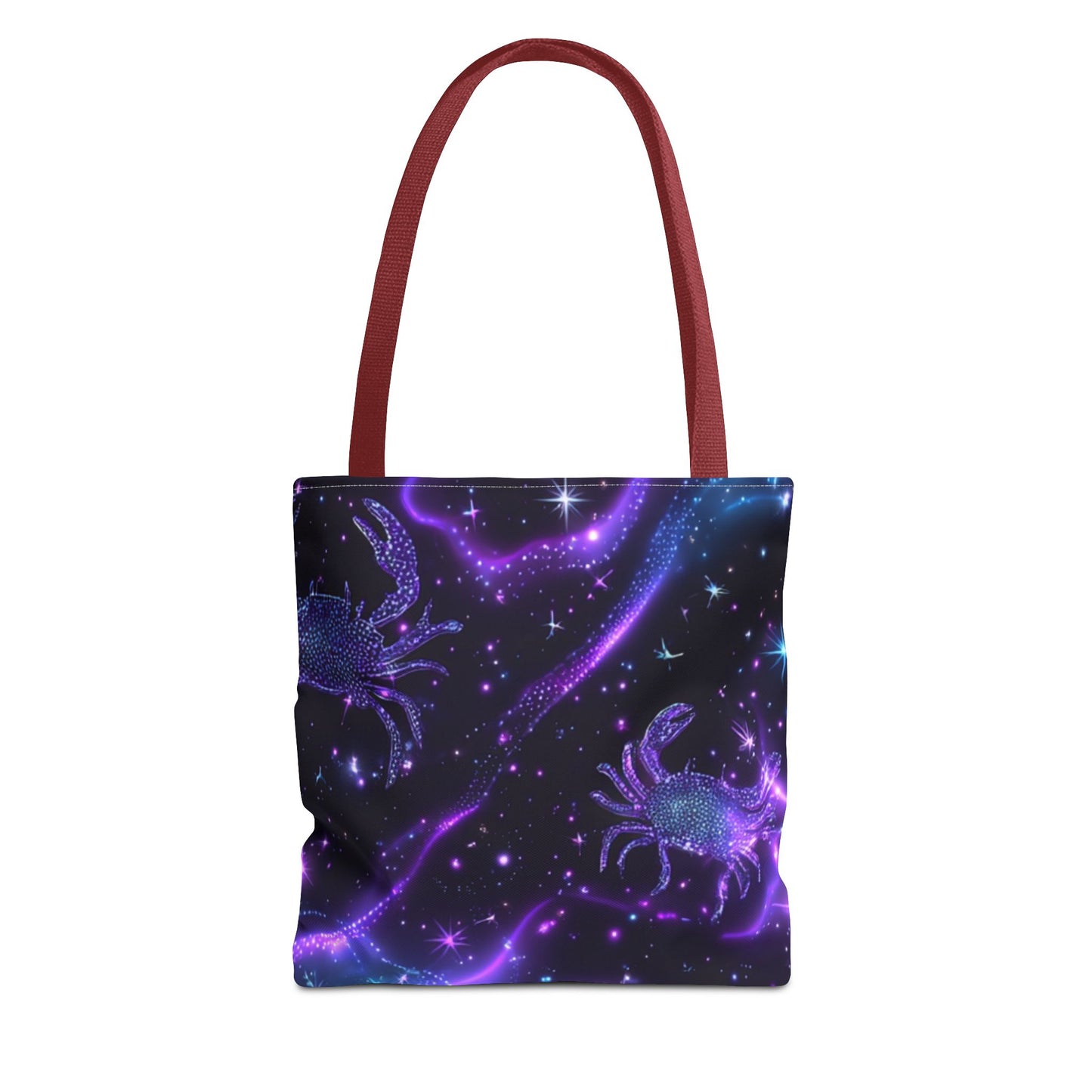Water Element Cancer Tote Bag | ♋ Cosmic Crab | Psychedelic Shopping Bag