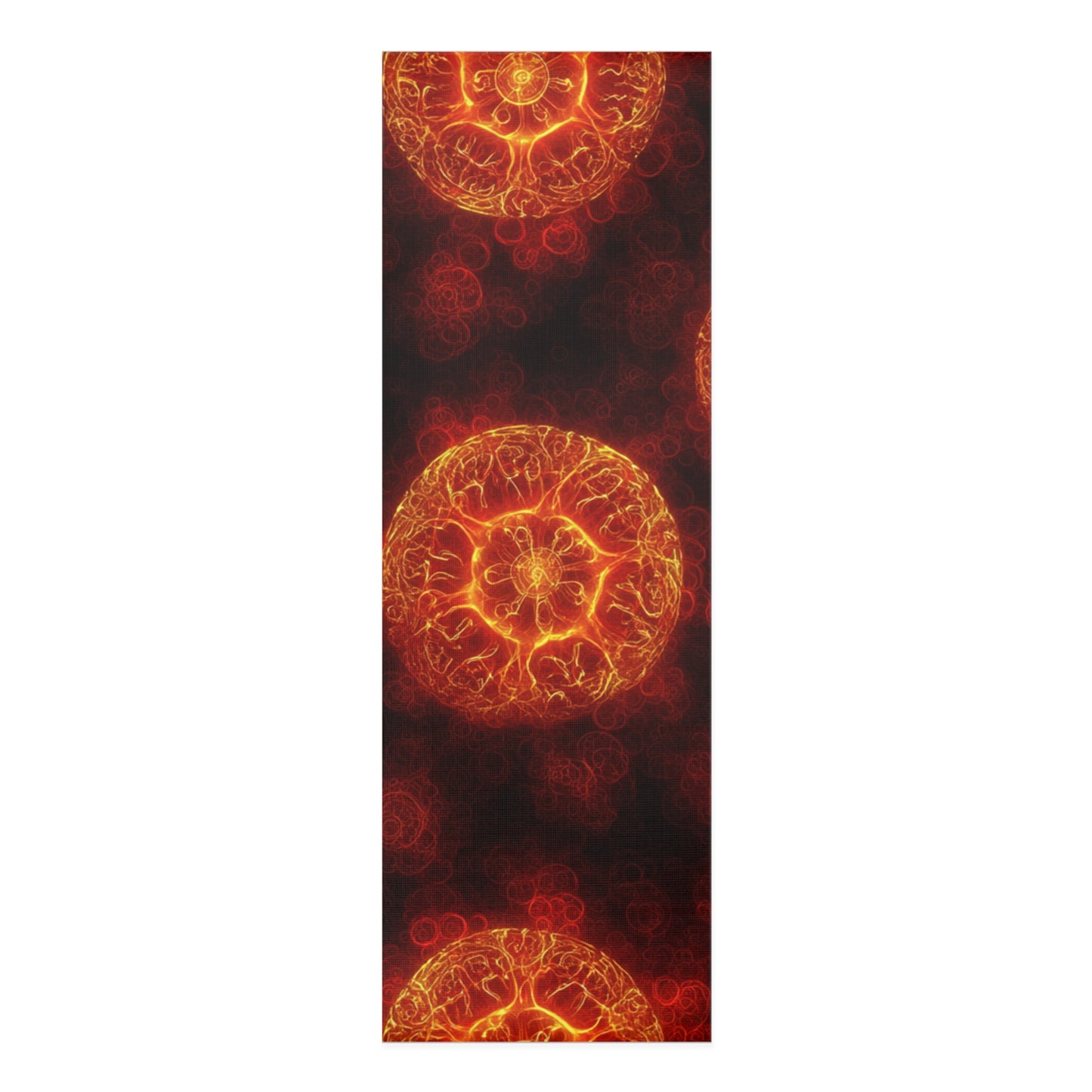 Fire Element Yoga Mat | Aries Leo Sagittarius | Psychedelic Foam Mat