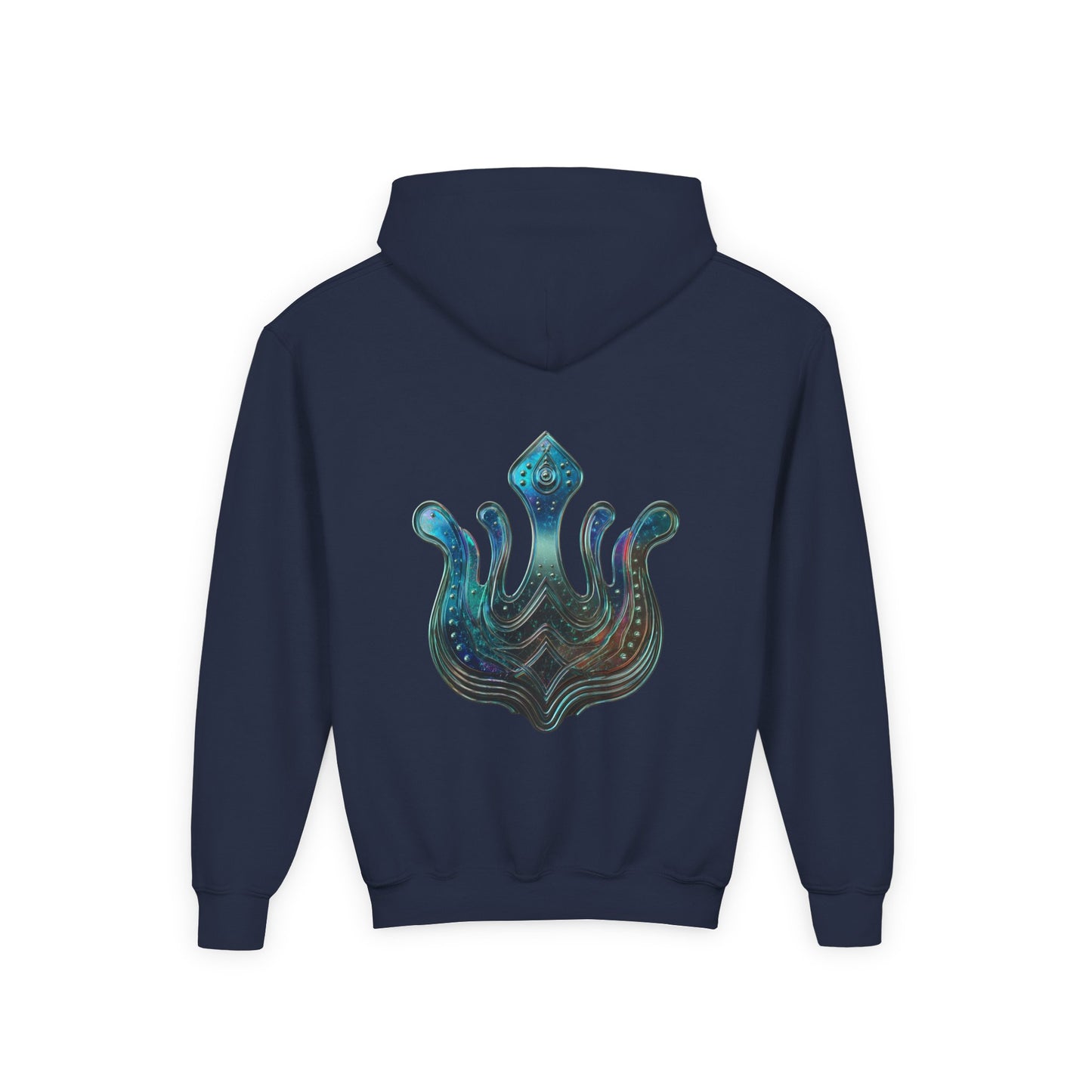 Air Element Aquarius Youth Hoodie | ♒ Rebel Flow | Psychedelic Zodiac Sweatshirt
