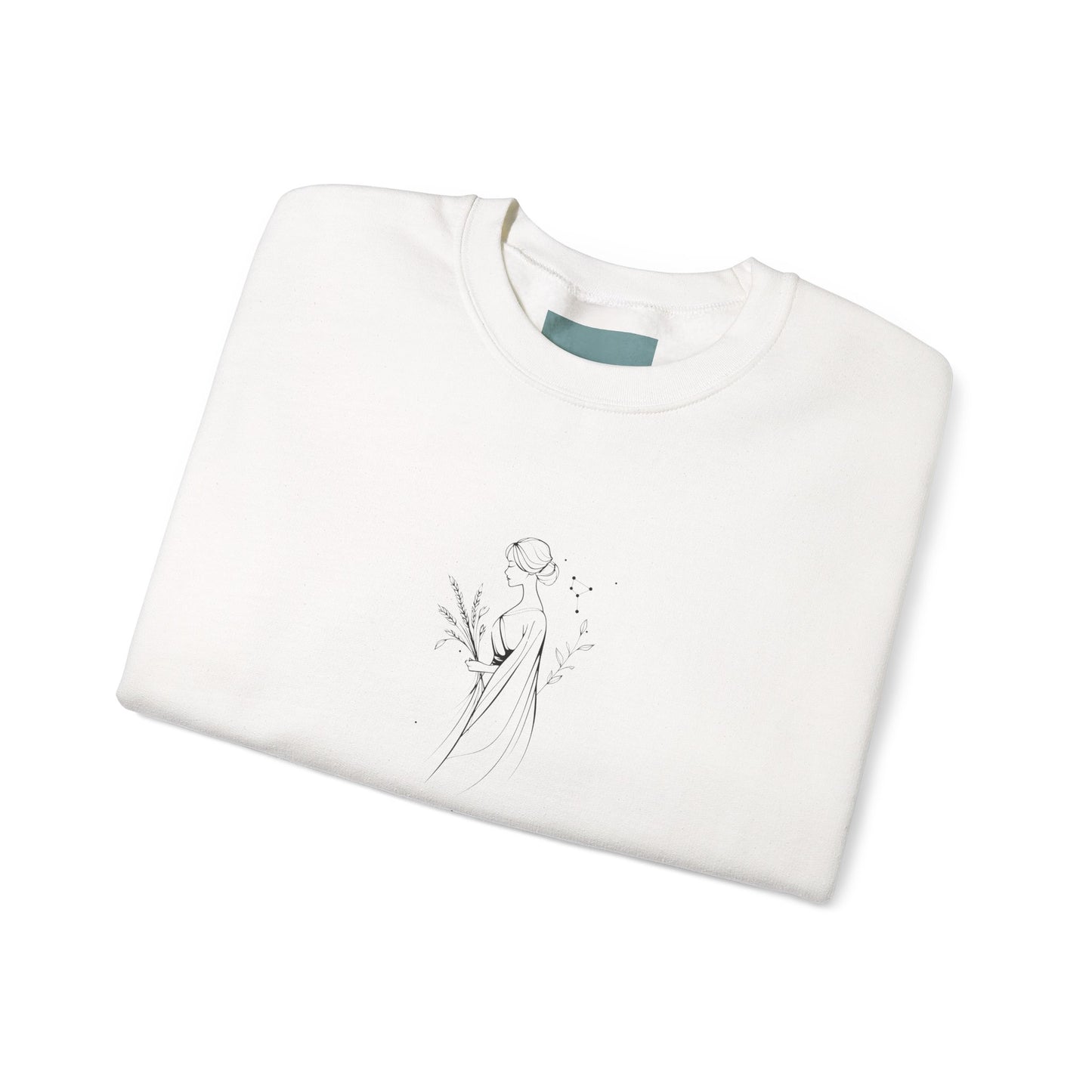 Floral Illustration Crewneck Sweatshirt, Cozy Unisex Pullover, Spring Fashion, Everyday Wear, Cute Gift Idea