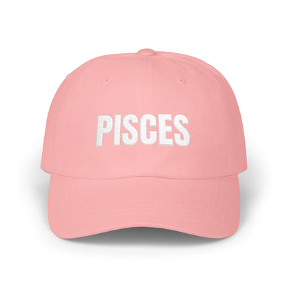 Pisces Dad Cap — Embroidered Zodiac Baseball Hat